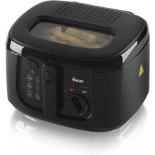 Swan 2.5 Litre Deep Fat Fryer Viewing Window Easy Clean 1800 W Black