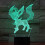 Leafeon 3D LED Night Light Kids Bedroom Table Lamp 1