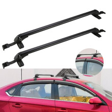 105CM/41.3" Car Roof Rack Bars Luggage Carrier Lockable Aluminium