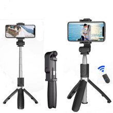 (Red) DigitalMax - 3 in 1 Wireless Bluetooth Selfie Stick