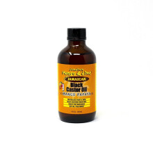 Jamaican Mango & Lime Mango Papaya Black Castor Oil - 118ml, 100% Pure & Unrefined for Hair, Skin & Hot Oil Treatments