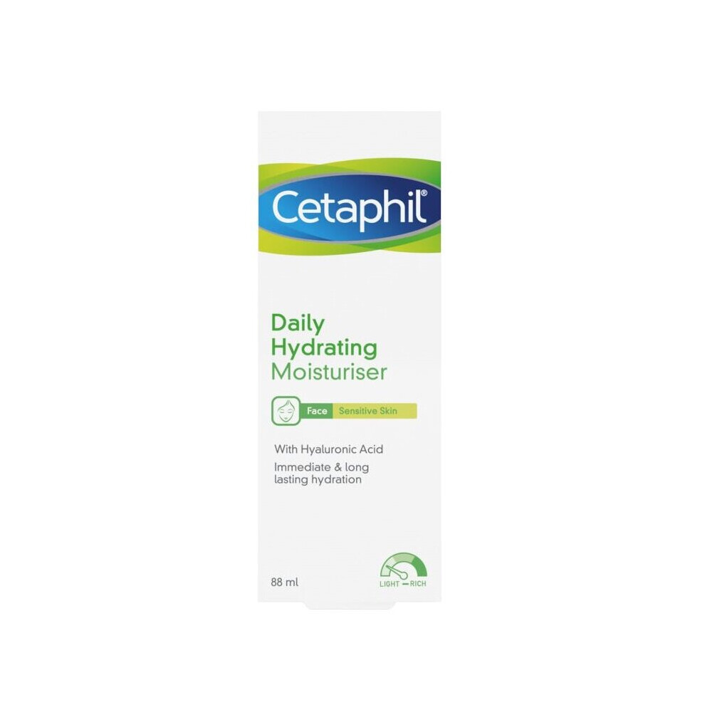 Cetaphil Daily Hydrating Moisturiser For Sensitive Skin - 88Ml