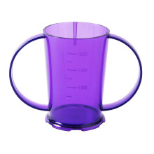 (Purple, Pack Of 1) Two Handled Graduated Adult Feeder Beaker - 200ml
