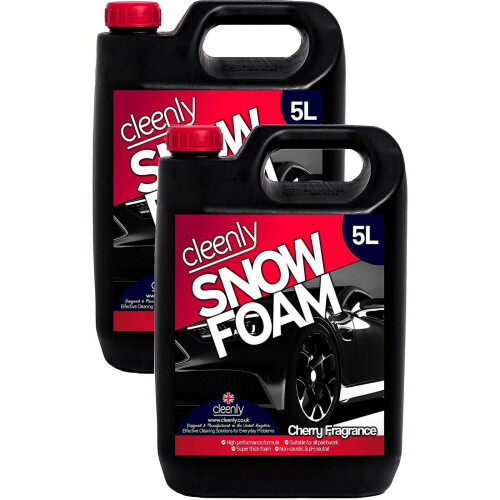 (Cherry, 10L) Cleenly Fragranced Super Thick Snow Foam Shampoo