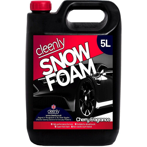 (Cherry, 5L) Cleenly Fragranced Super Thick Snow Foam Shampoo