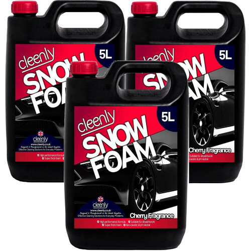 (Cherry, 15L) Cleenly Fragranced Super Thick Snow Foam Shampoo