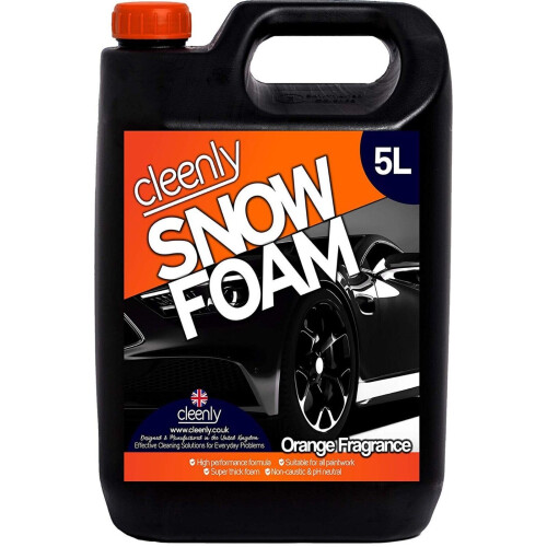 (Orange, 5L) Cleenly Fragranced Super Thick Snow Foam Shampoo