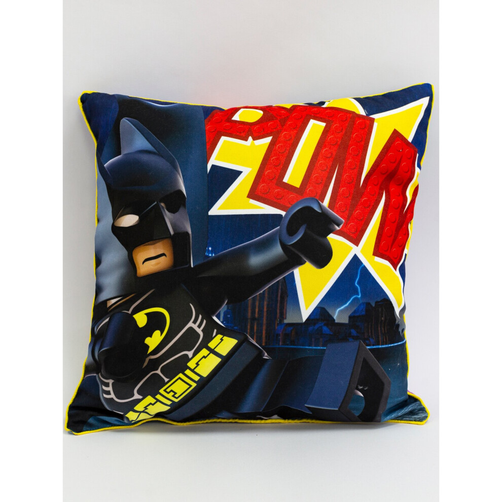 Lego Superheroes Challenge Square Cushion