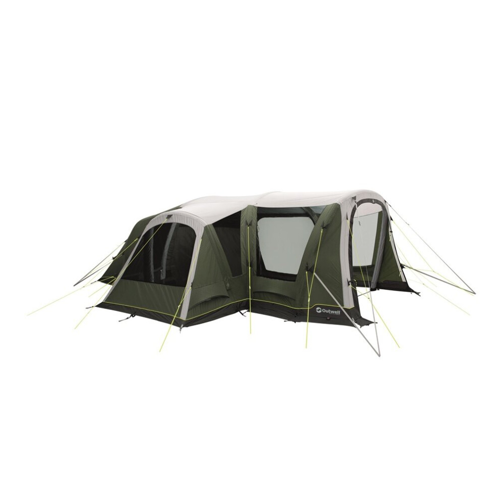 Outwell Green Oakdale 5PA Prime Air 5 Man 3 Room Tunnel Tent