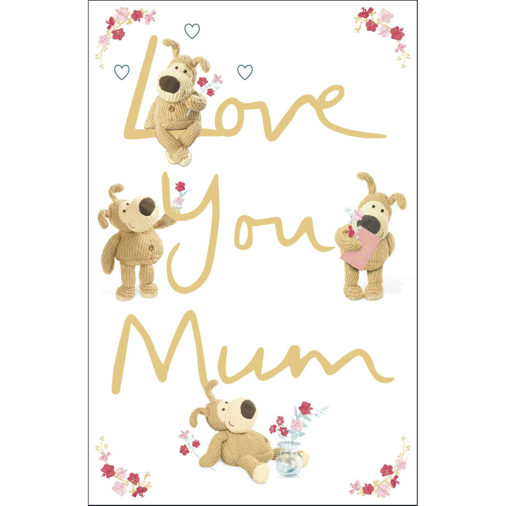 Boofle Love You Mum Mother's Day Greeting Card Cute Mothers Day Cards