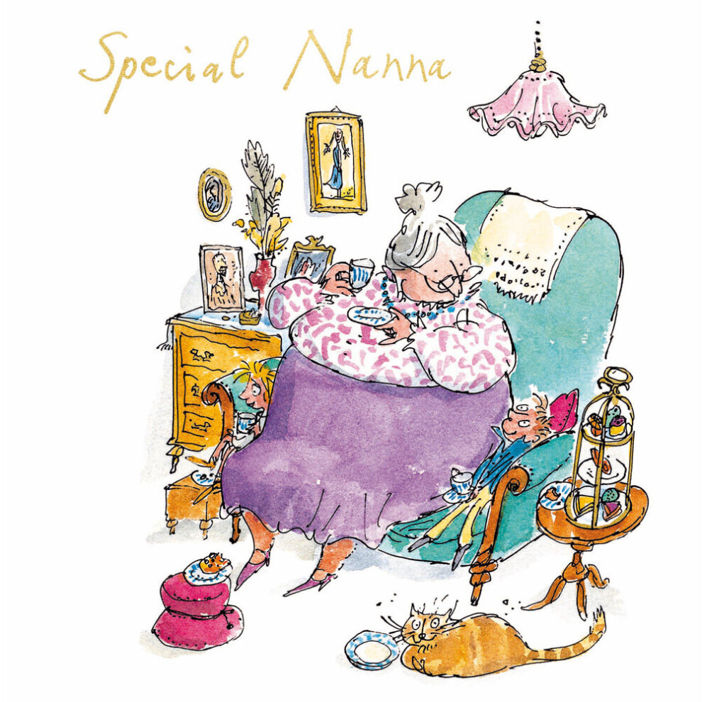 Woodmansterne Quentin Blake Special Nanna Mother's Day Greeting Card Cartoon Range Cards
