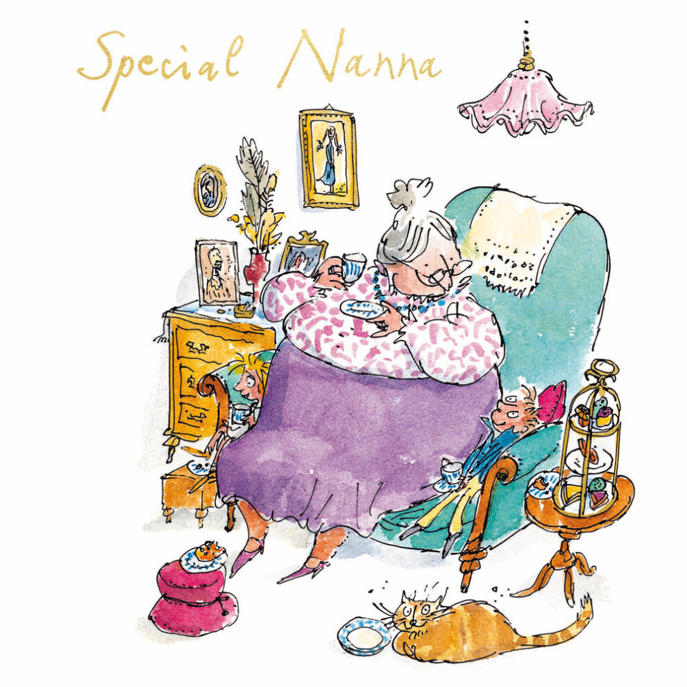 Quentin Blake Special Nanna Mother's Day Greeting Card Cartoon Range Cards