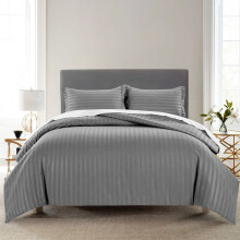 (GREY) Bed Linen Summer Duvet Cover Uk With Pillow Case Single Double King Duvet Cover