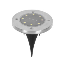 Luces de suelo solares para exteriores – iluminación para jardín, césped y senderos