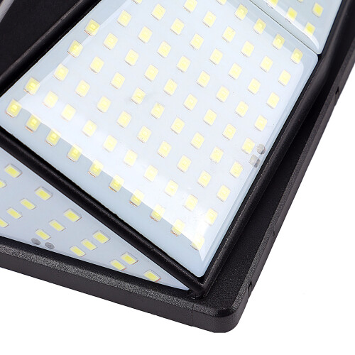 2X208LED Solar Sensor Flood Lights Wall Outdoor Garden Path Fence Lamp Security 2