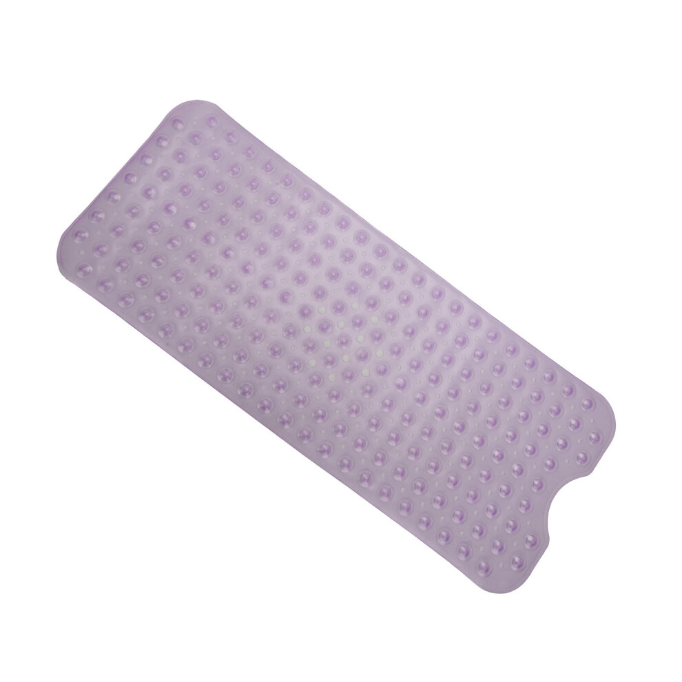 (Purple) Multicolor Bath Shower Mat Safety Suction Shower Mat Bathtub Rubber