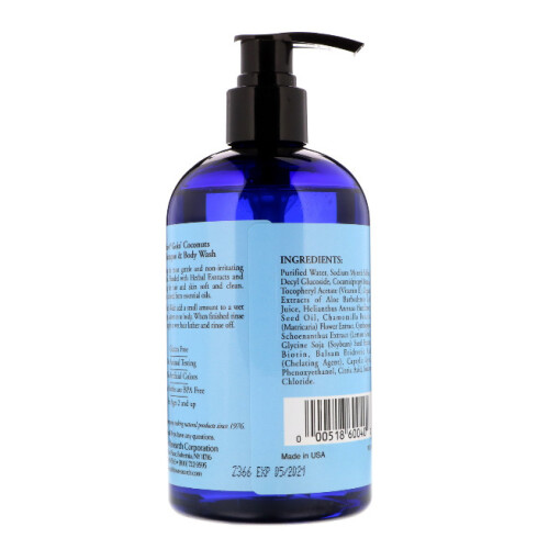 Rainbow Research, Shampoo e Bagnoschiuma per Bambini, Goin' Coconuts, 12 fl oz (360 ml) 2