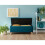 (Teal) Secreto Fabric Ottoman Lift Up Storage Bench 12