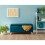 (Teal) Secreto Fabric Ottoman Lift Up Storage Bench 11