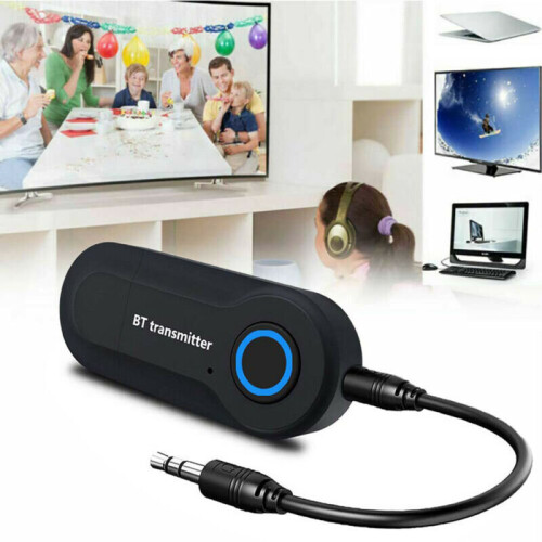 Bluetooth Audio Transmitter Adapter Wireless Stereo Sender TV Speaker USB Dongle