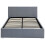 Side Lift Ottoman Storage Bed in Grey- 4FT Small Double 120cm 9