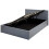 Side Lift Ottoman Storage Bed in Grey- 4FT Small Double 120cm 6