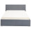 Side Lift Ottoman Storage Bed in Grey- 4FT Small Double 120cm 12