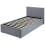 Side Lift Ottoman Storage Bed in Grey PU - Single 6