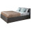 Side Lift Ottoman Storage Bed in Grey - 4FT Small Double 120cm 5