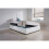 Side Lift Ottoman Storage Bed in White - 5FT Kingsize 150cm 4