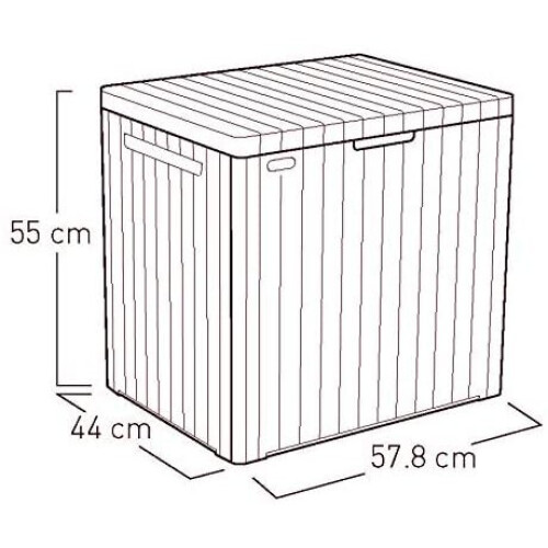 Keter (Brown) Keter Garden Storage Box 113L Outside Storage Box 1