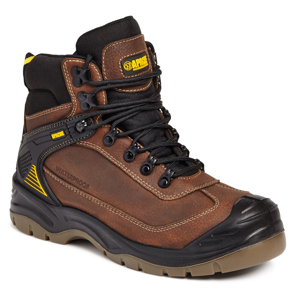 Apache Ranger Hiker Style Safety Work Boots Brown Size 13 5055338415397