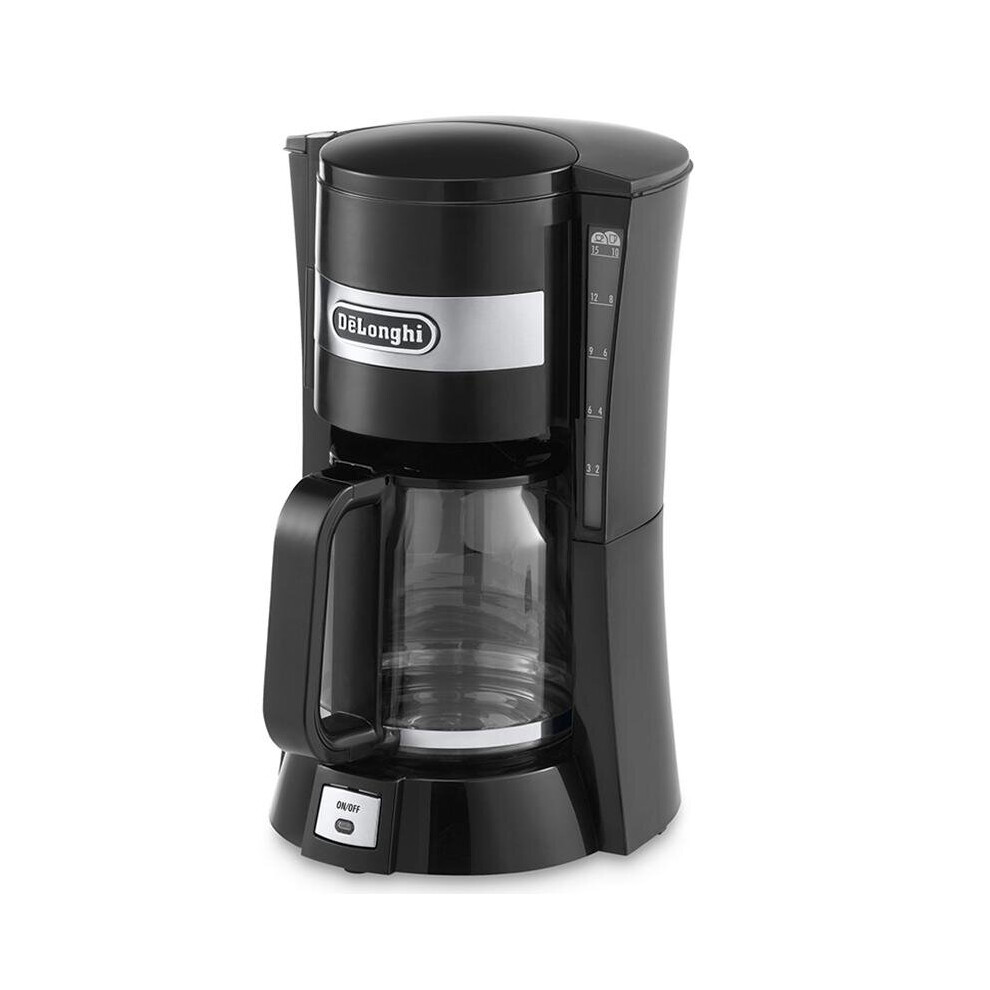 De'longhi Filter Coffee Machine, 1.25L - Black