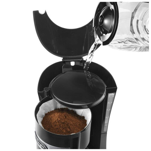 De'Longhi Filter Coffee Machine, 1.25L - Black 1