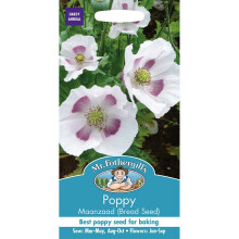 Mr Fothergills - Pictorial Packet Flower Poppy Maanzaad (bread seed)