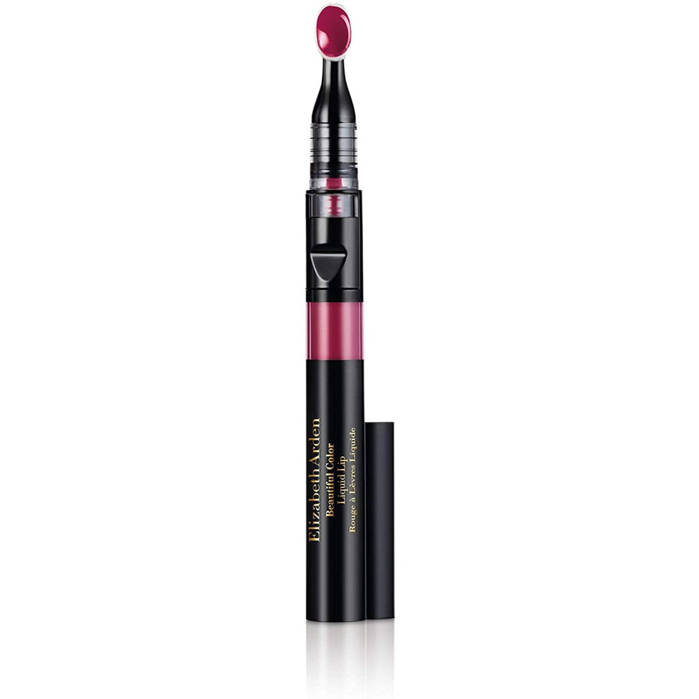 Elizabeth Arden Beautiful Color Liquid Lipstick Lacquer Finish Lip Gloss, Burgundy