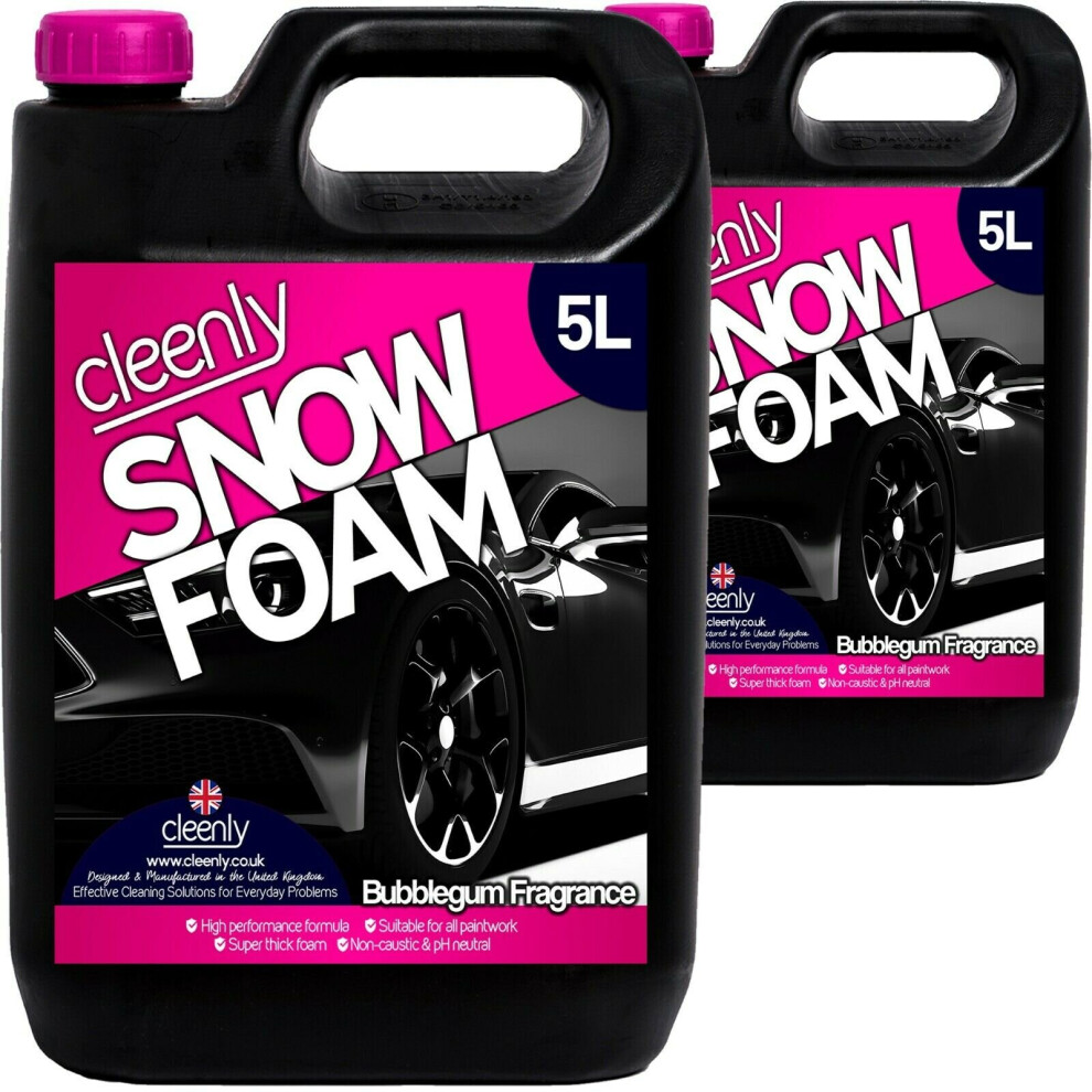 (Bubblegum, 10L) Cleenly Fragranced Super Thick Snow Foam Shampoo