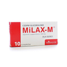 Milax-M, glycerol suppositories for children, czopki glicerynowe 10