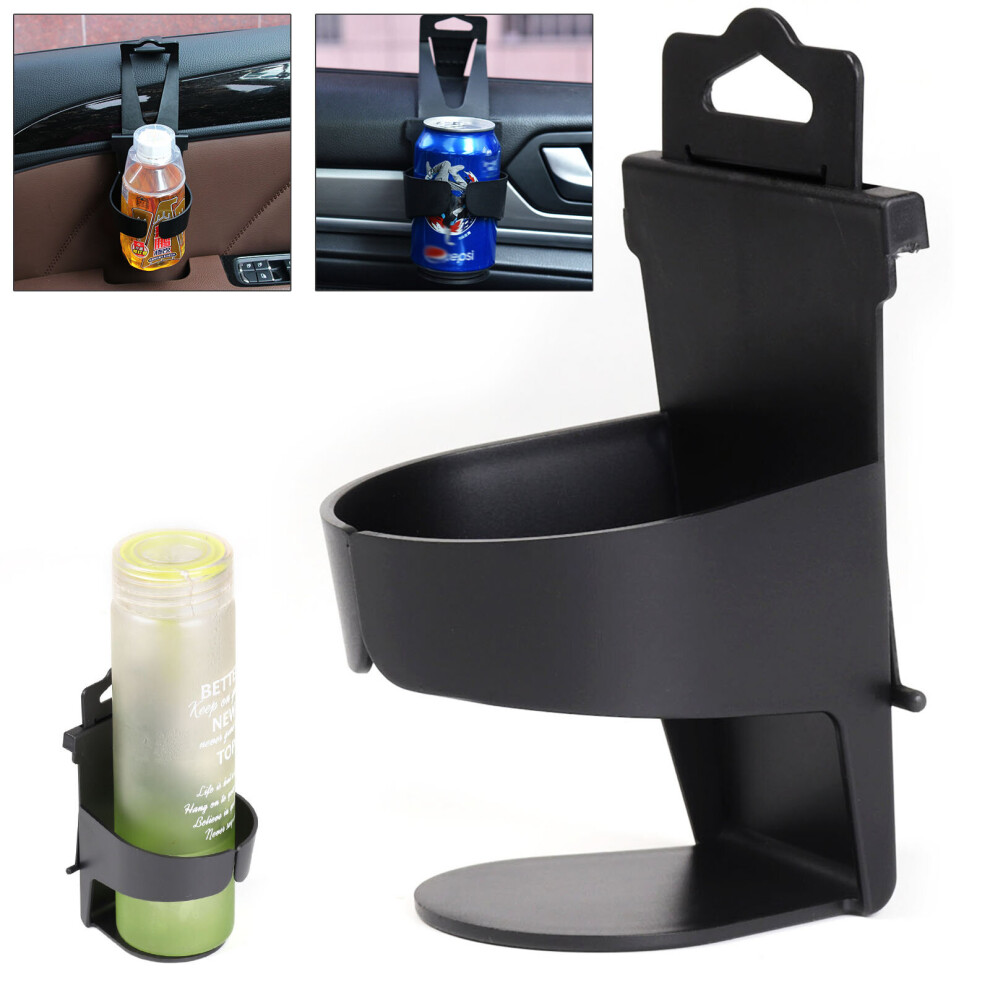 2Pc Universal Car Cup Holder Door Mount Seat Drinking Bottle Can Stand 714131825639