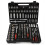 171Pcs Socket Driver Set&Screwdriver Bit Torx Rachet Tool Kit 7