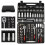 171Pcs Socket Driver Set&Screwdriver Bit Torx Rachet Tool Kit 1