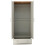 Kendal 2 Door 1 Drawer Wardrobe In Grey Colour 6