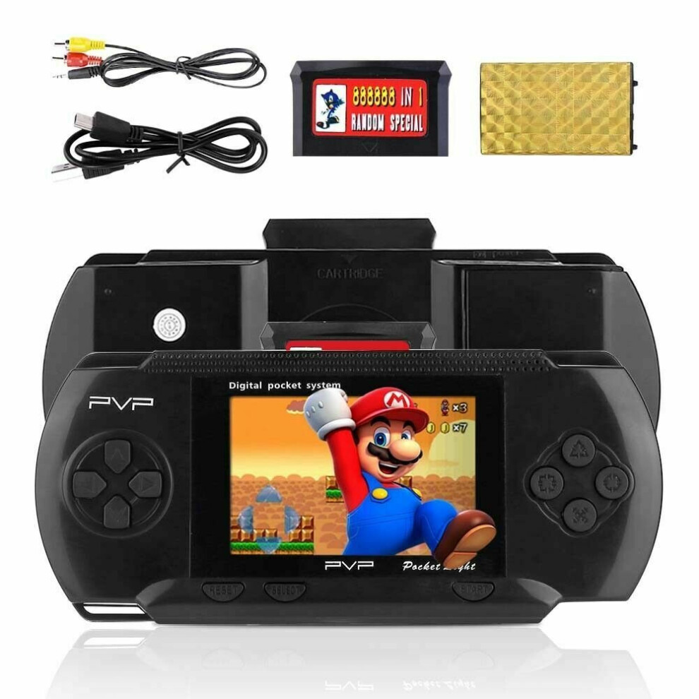 PVP3000 Handheld Game Console Classic Games Retro Console Kid Gift