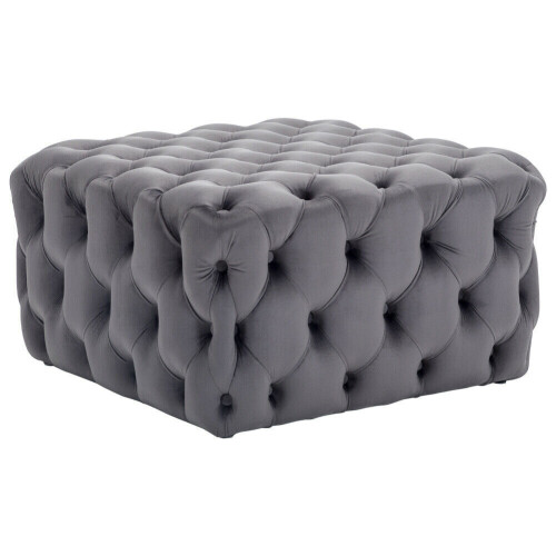 Living And Home Large Sofa Coffee Table Ottoman Pouffe Rest Footstool Button Chair 2