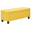 Verona Ottoman Storage Bench In Mustard Fabric 4