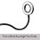 Ranpo 24 LED Ring Light with Stand Selfie Flash Mobile Phone Holder Long Arm USB Clip 4