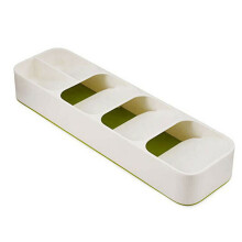 (White) Cutlery Utensil Drawer Organiser Spoon Divider Kitchen Tidy Tray Holder Storage