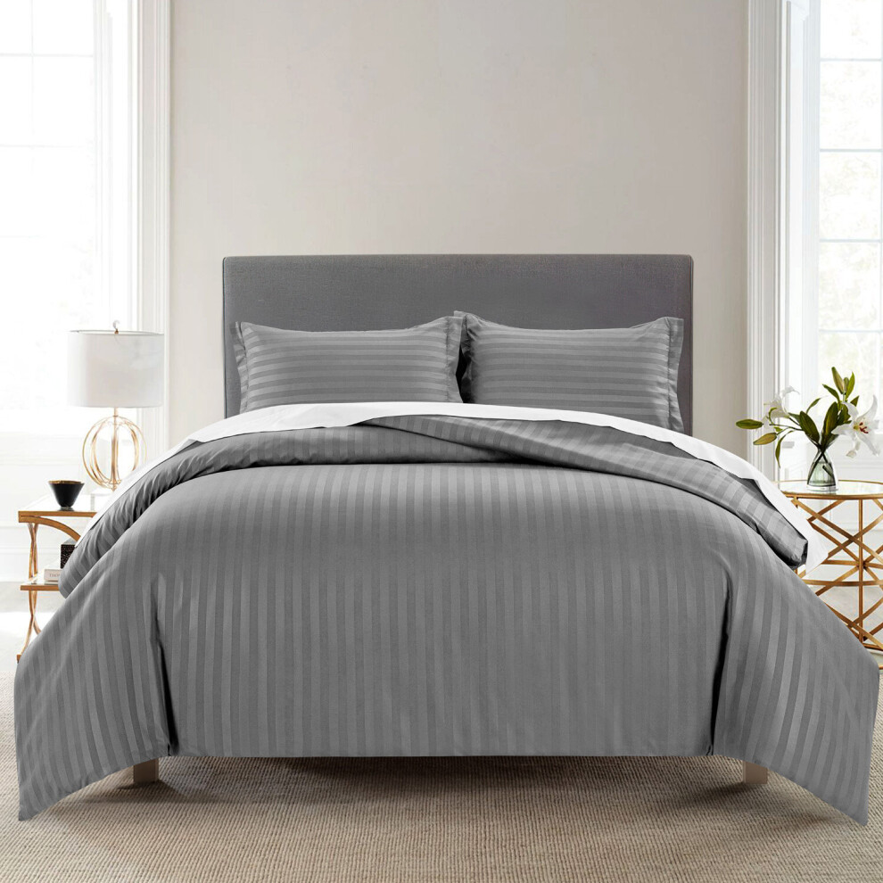 (GREY) Moonlight Bedding Duvet Cover Set On Sale