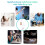 Ranpo LED Selfie Ring Light with Cell Phone Holder Flexible Stand Stream 9