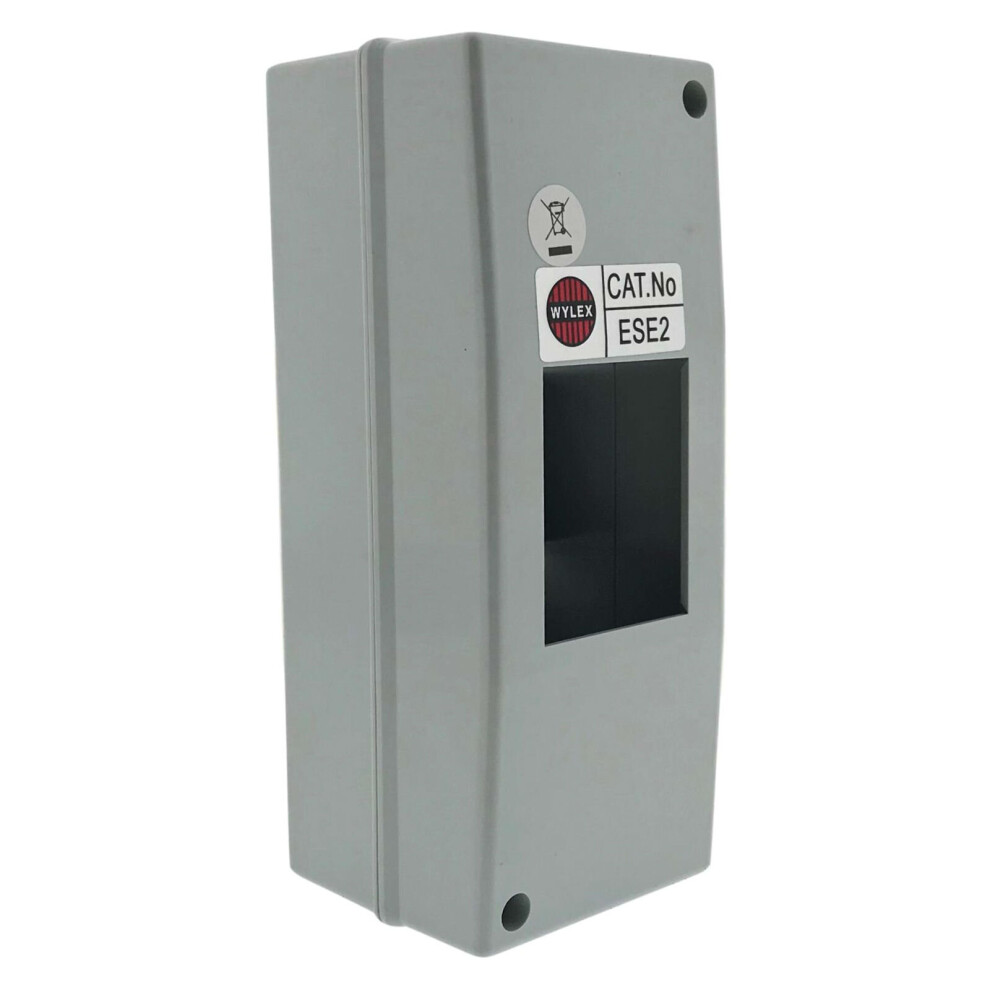 Wylex Ese2 Plain Din Rail Insulated Enclosure - 2 Module 5013601015217